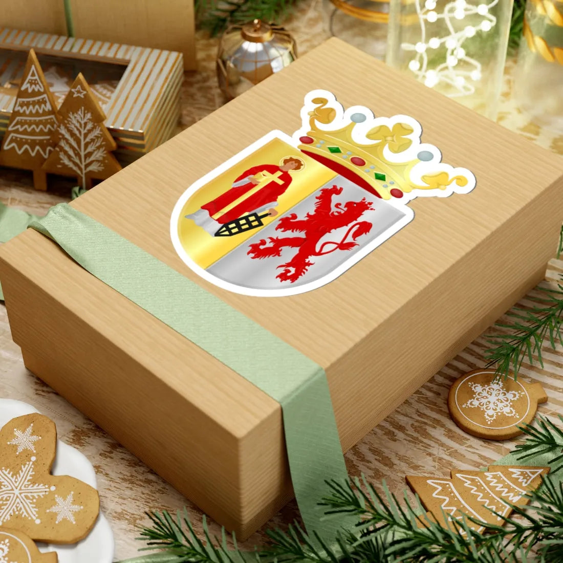 Voerendaal wapen (Netherlands) (Coat of Arms) STICKER Vinyl Kiss-Cut Decal - The Sticker Space