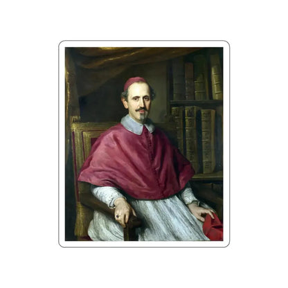 VOET, Jacob Ferdinand - Cardinal Carlo Cerri (Artwork) STICKER Vinyl Die-Cut Decal White Die-Cut 4 Inch - The Sticker Space