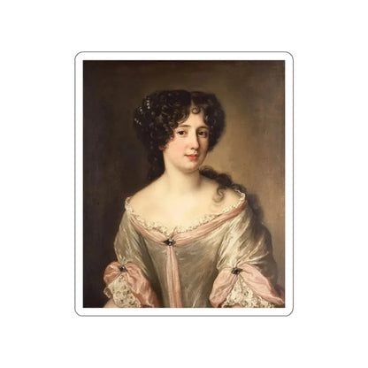 VOET, Jacob Ferdinand - Portrait of Maria Mancini (Artwork) STICKER Vinyl Die-Cut Decal White Die-Cut 5 Inch - The Sticker Space