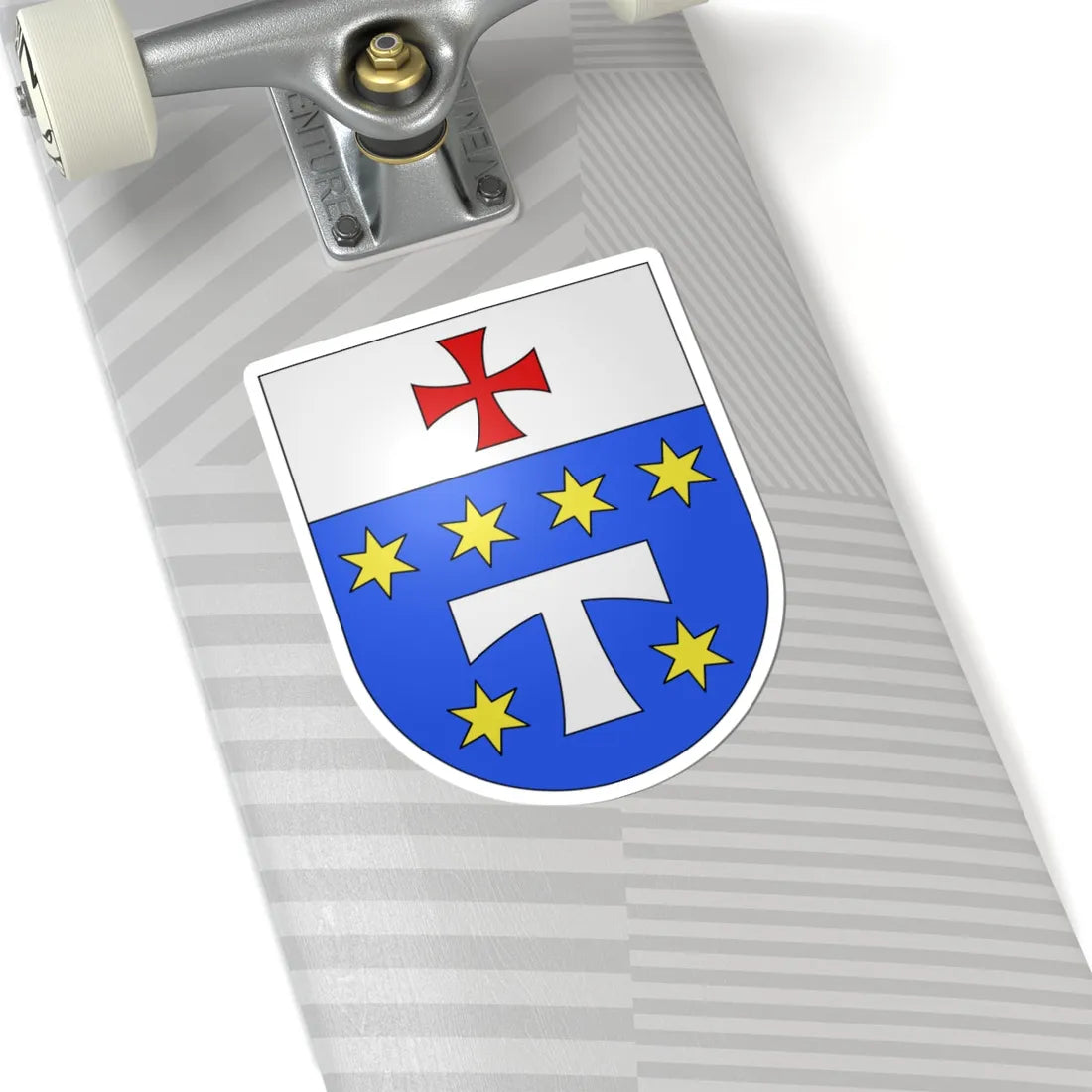Vogorno-coat of arms (Switzerland) (Coat of Arms) STICKER Vinyl Kiss-Cut Decal - The Sticker Space