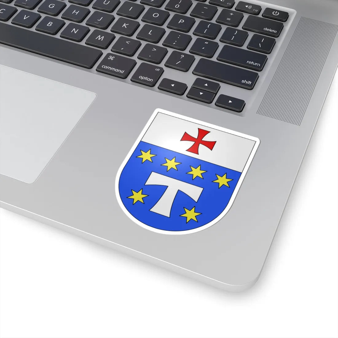 Vogorno-coat of arms (Switzerland) (Coat of Arms) STICKER Vinyl Kiss-Cut Decal - The Sticker Space