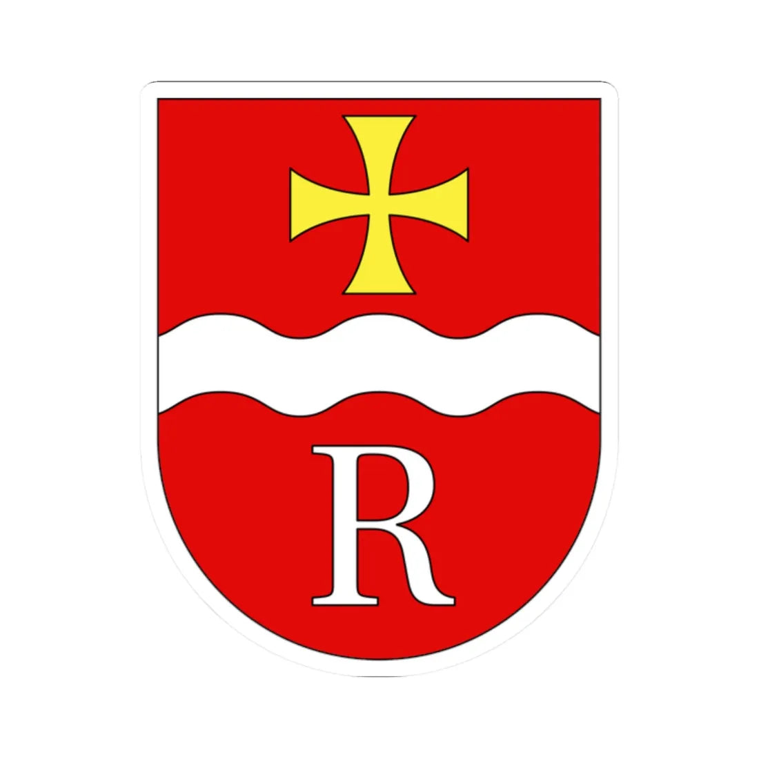 Vogtei Riviera wappen (Switzerland) (Coat of Arms) STICKER Vinyl Kiss-Cut Decal 2 Inch White - The Sticker Space