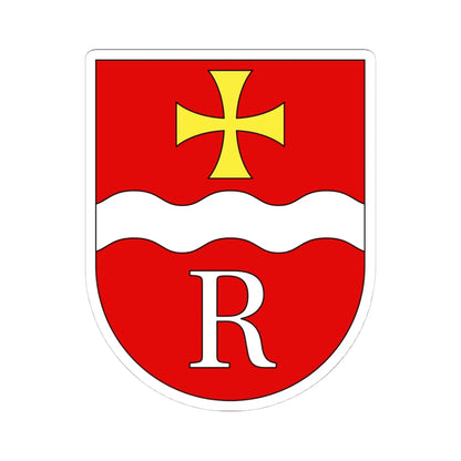 Vogtei Riviera wappen (Switzerland) (Coat of Arms) STICKER Vinyl Kiss-Cut Decal 4 Inch White - The Sticker Space