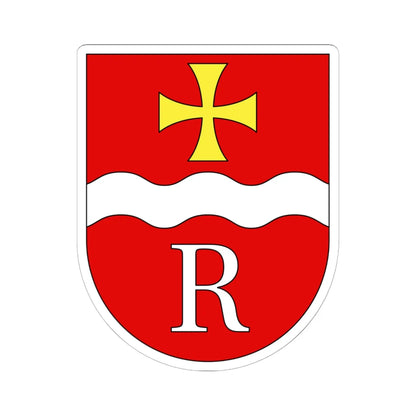 Vogtei Riviera wappen (Switzerland) (Coat of Arms) STICKER Vinyl Kiss-Cut Decal 6 Inch White - The Sticker Space