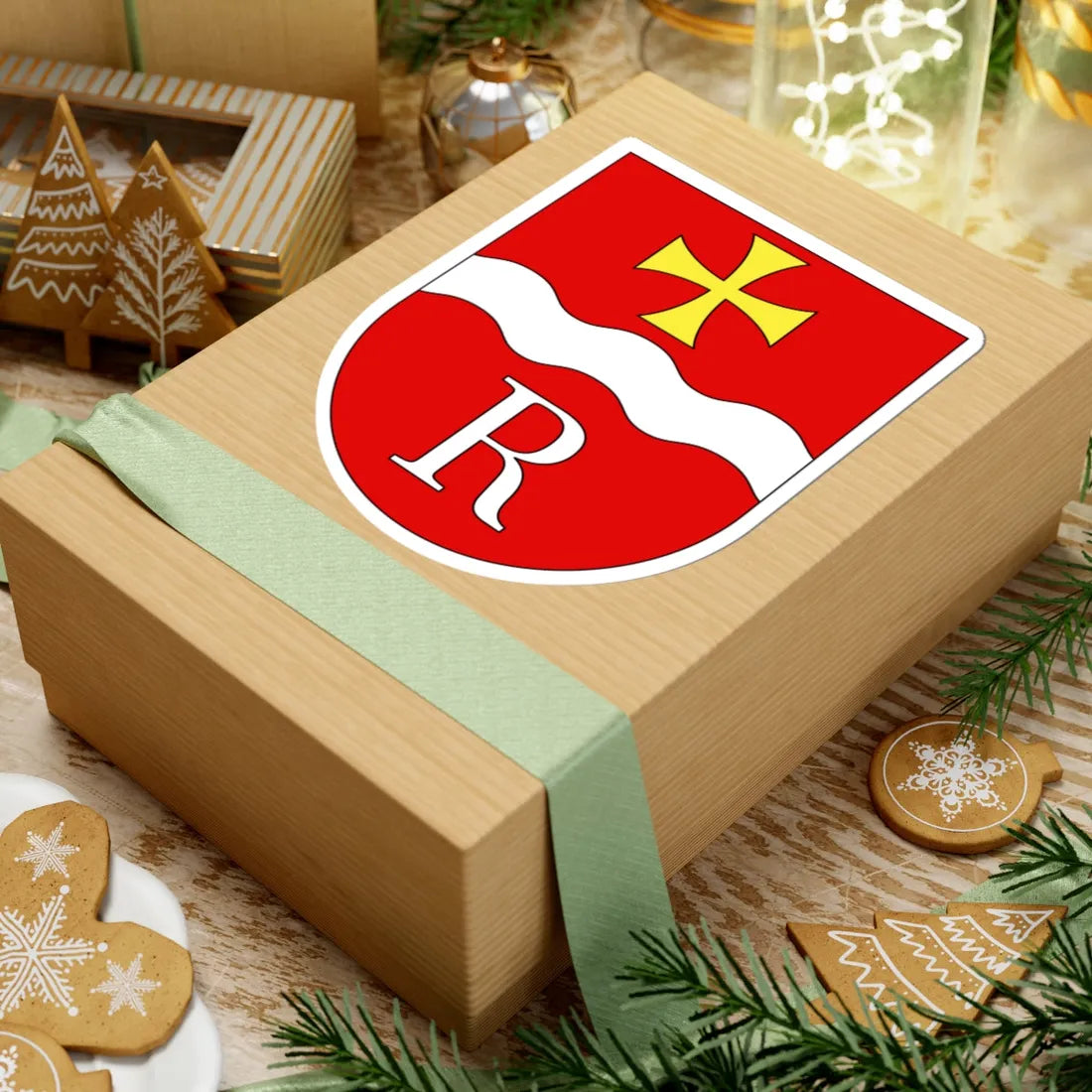 Vogtei Riviera wappen (Switzerland) (Coat of Arms) STICKER Vinyl Kiss-Cut Decal - The Sticker Space