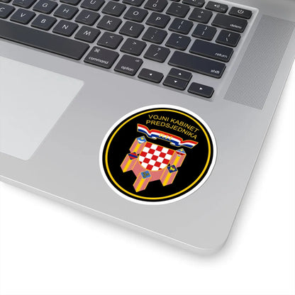 Vojni kabinet Predsjednika Republike Hrvatske (Croatia) (Coat of Arms) STICKER Vinyl Kiss-Cut Decal - The Sticker Space