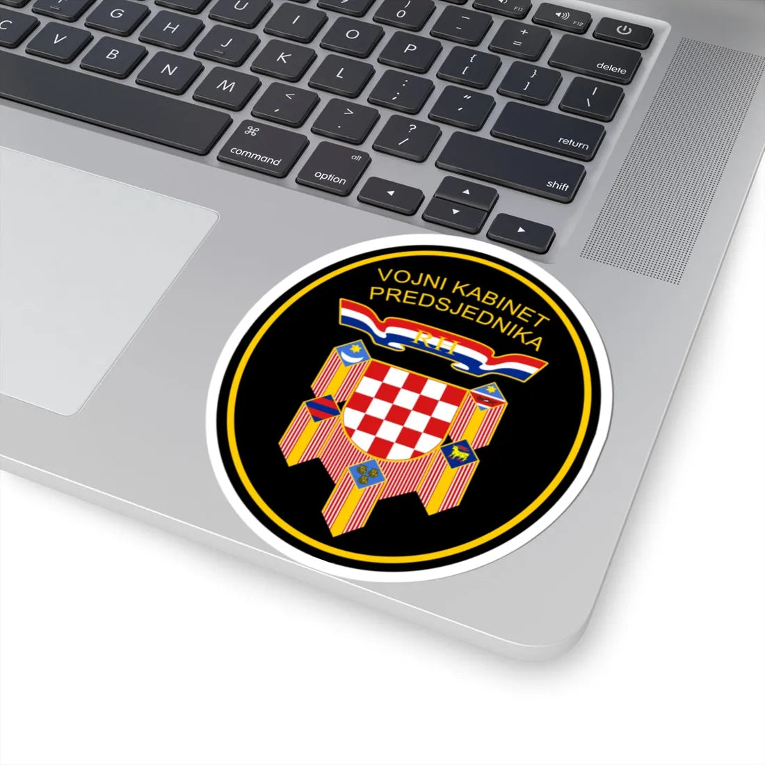 Vojni kabinet Predsjednika Republike Hrvatske (Croatia) (Coat of Arms) STICKER Vinyl Kiss-Cut Decal - The Sticker Space