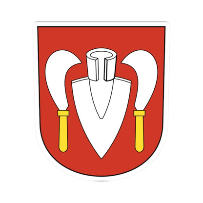 Volken-blazon (Switzerland) (Coat of Arms) STICKER Vinyl Kiss-Cut Decal 2 Inch White - The Sticker Space