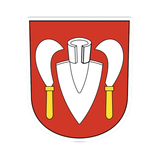 Volken-blazon (Switzerland) (Coat of Arms) STICKER Vinyl Kiss-Cut Decal 2 Inch White - The Sticker Space