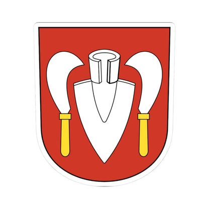 Volken-blazon (Switzerland) (Coat of Arms) STICKER Vinyl Kiss-Cut Decal 3 Inch White - The Sticker Space