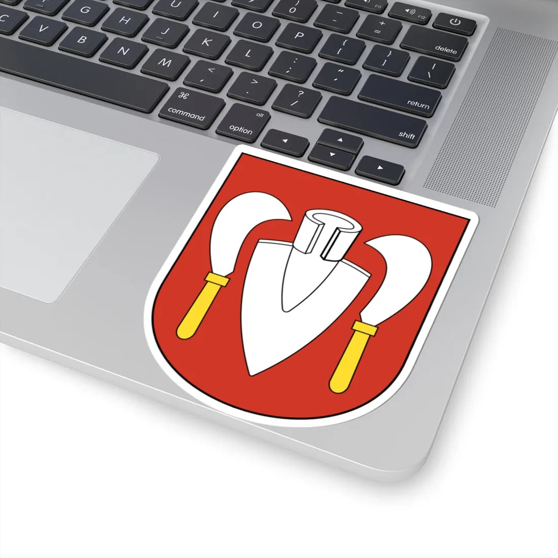 Volken-blazon (Switzerland) (Coat of Arms) STICKER Vinyl Kiss-Cut Decal - The Sticker Space