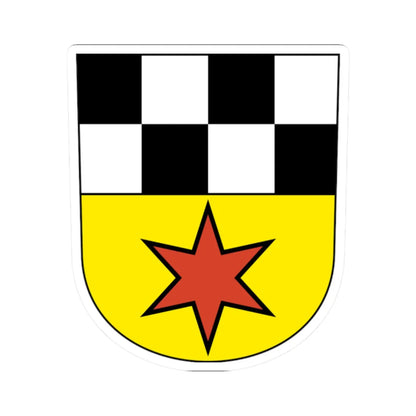 Volketswil-blazon (Switzerland) (Coat of Arms) STICKER Vinyl Kiss-Cut Decal 2 Inch White - The Sticker Space
