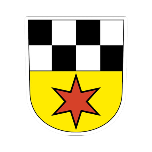 Volketswil-blazon (Switzerland) (Coat of Arms) STICKER Vinyl Kiss-Cut Decal 2 Inch White - The Sticker Space