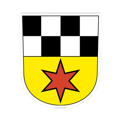 Volketswil-blazon (Switzerland) (Coat of Arms) STICKER Vinyl Kiss-Cut Decal 3 Inch White - The Sticker Space