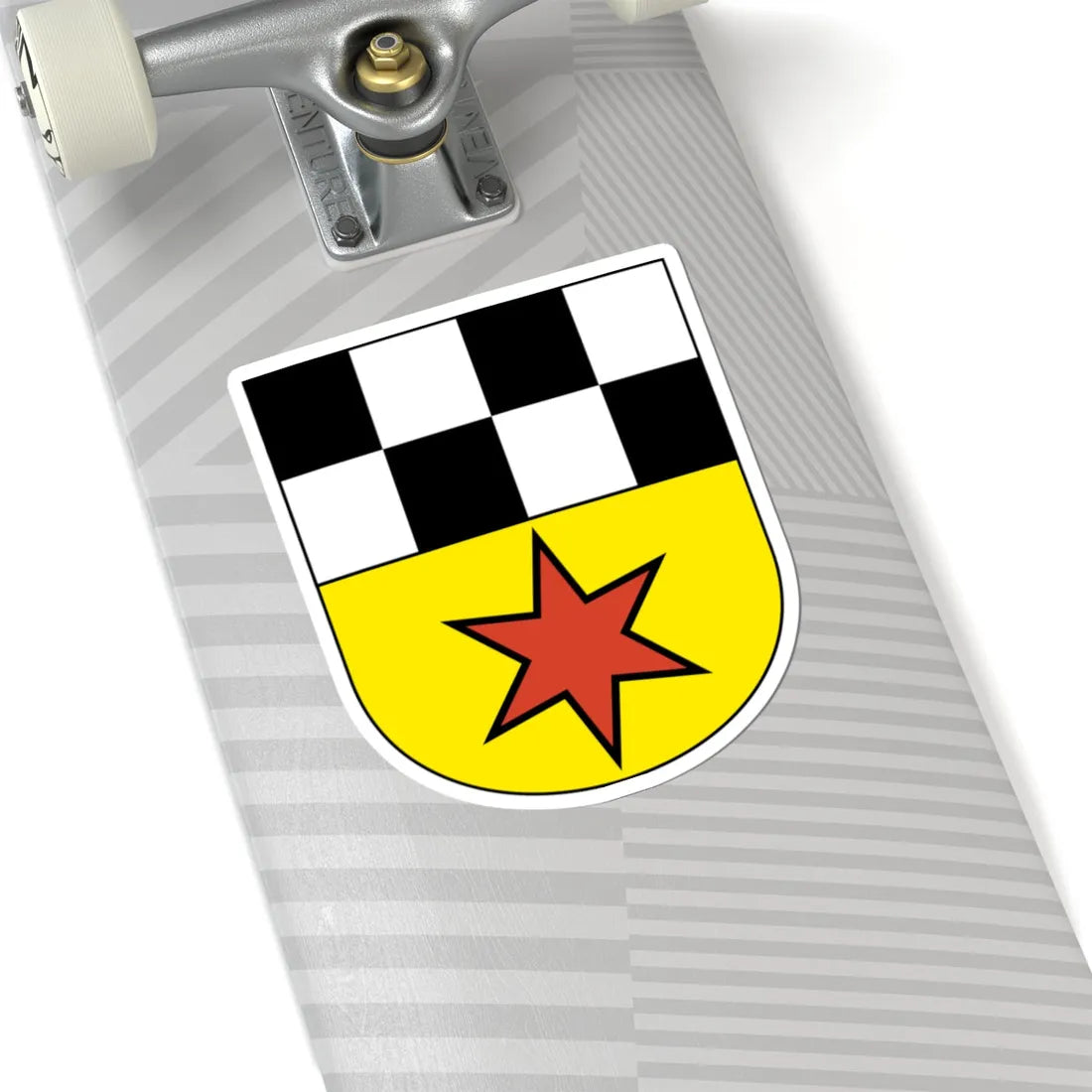 Volketswil-blazon (Switzerland) (Coat of Arms) STICKER Vinyl Kiss-Cut Decal - The Sticker Space