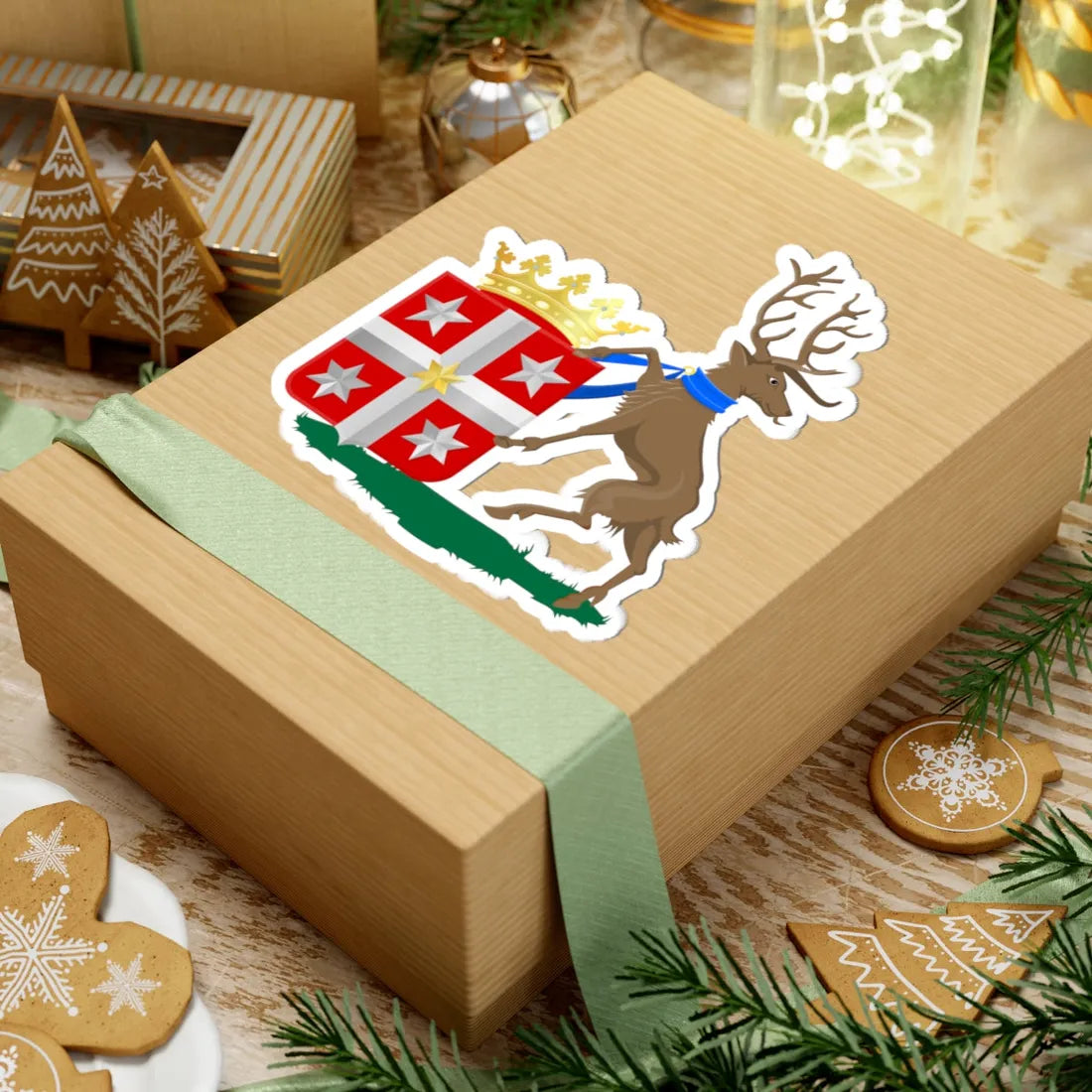 Vollenhove wapen groot (Netherlands) (Coat of Arms) STICKER Vinyl Kiss-Cut Decal - The Sticker Space