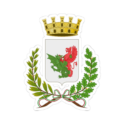 Volterra-Stemma (Italy) (Coat of Arms) STICKER Vinyl Kiss-Cut Decal 4 Inch White - The Sticker Space