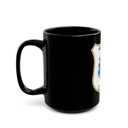 Von Steuben SSBN 632 (U.S. Navy) Black Coffee Mug-The Sticker Space