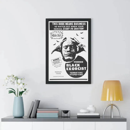 VOODOO BLACK EXORCIST 1974 - Framed Movie Poster - The Sticker Space