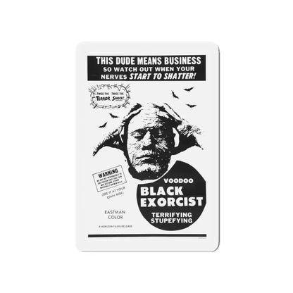 VOODOO BLACK EXORCIST 1974 Movie Poster - Refrigerator Magnet 4 Inch - The Sticker Space