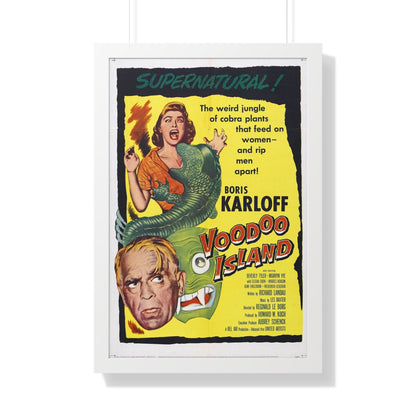 VOODOO ISLAND 1957 - Framed Movie Poster-20" x 30"-The Sticker Space