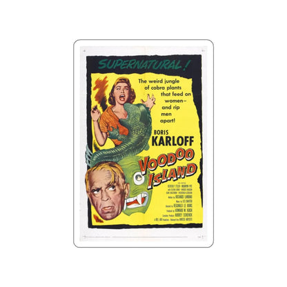 VOODOO ISLAND 1957 Movie Poster STICKER Vinyl Die-Cut Decal 2 Inch - The Sticker Space