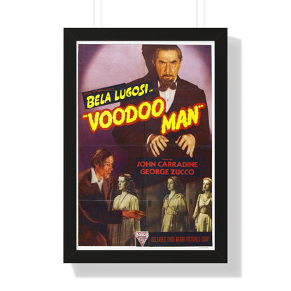 VOODOO MAN 1944 - Framed Movie Poster-16″ x 24″-The Sticker Space