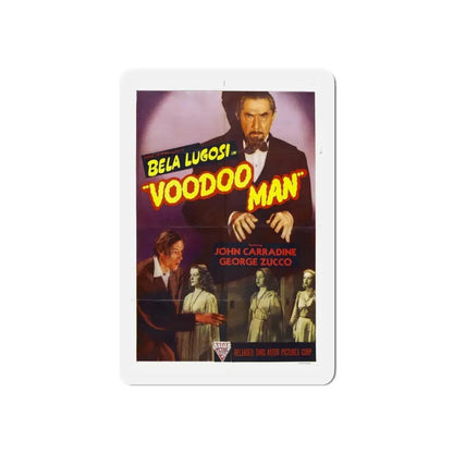 VOODOO MAN 1944 Movie Poster - Refrigerator Magnet 6 Inch Die-Cut - The Sticker Space