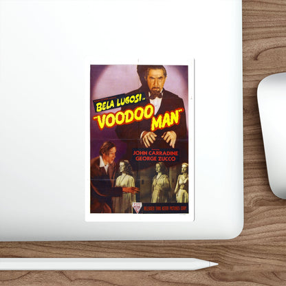 VOODOO MAN 1944 Movie Poster STICKER Vinyl Die-Cut Decal-The Sticker Space