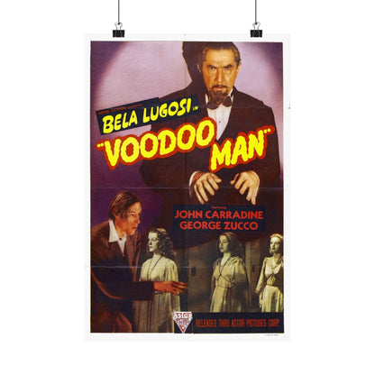 VOODOO MAN 1944 - Paper Movie Poster-12″ x 18″-The Sticker Space