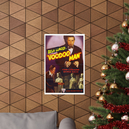 VOODOO MAN 1944 - Paper Movie Poster-The Sticker Space