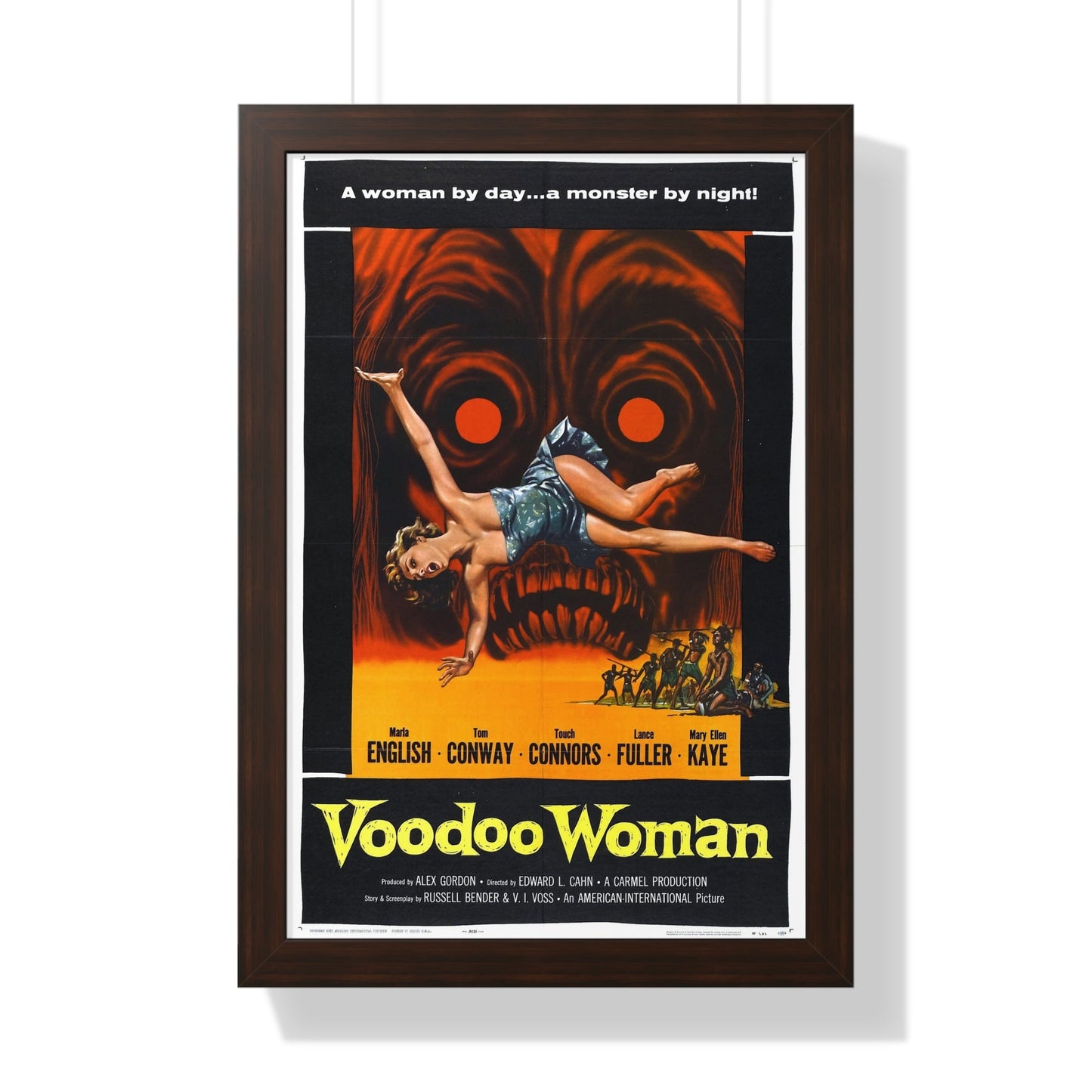 VOODOO WOMAN 1957 - Framed Movie Poster-16″ x 24″-The Sticker Space