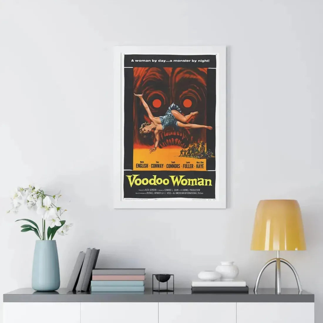 VOODOO WOMAN 1957 - Framed Movie Poster - The Sticker Space
