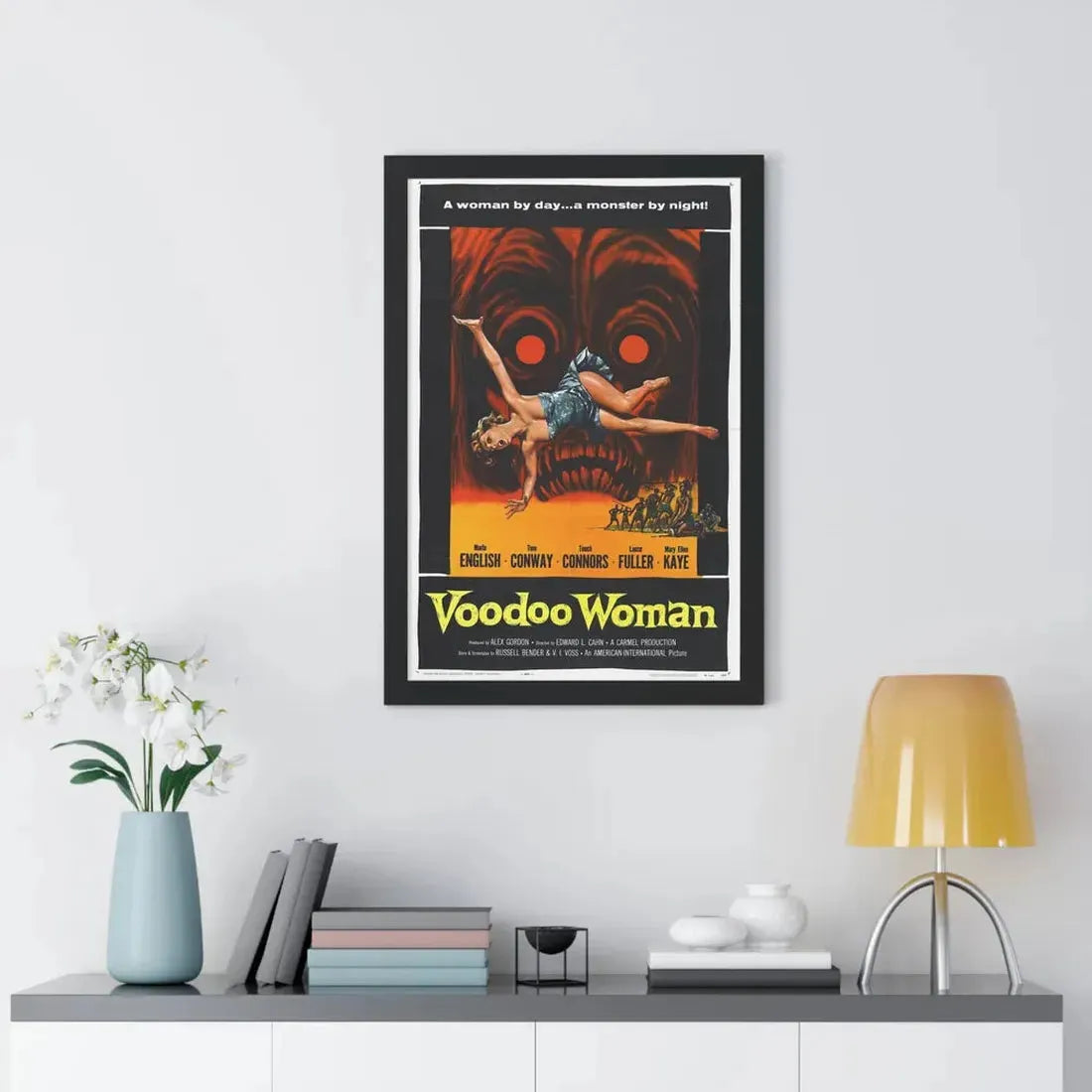 VOODOO WOMAN 1957 - Framed Movie Poster - The Sticker Space
