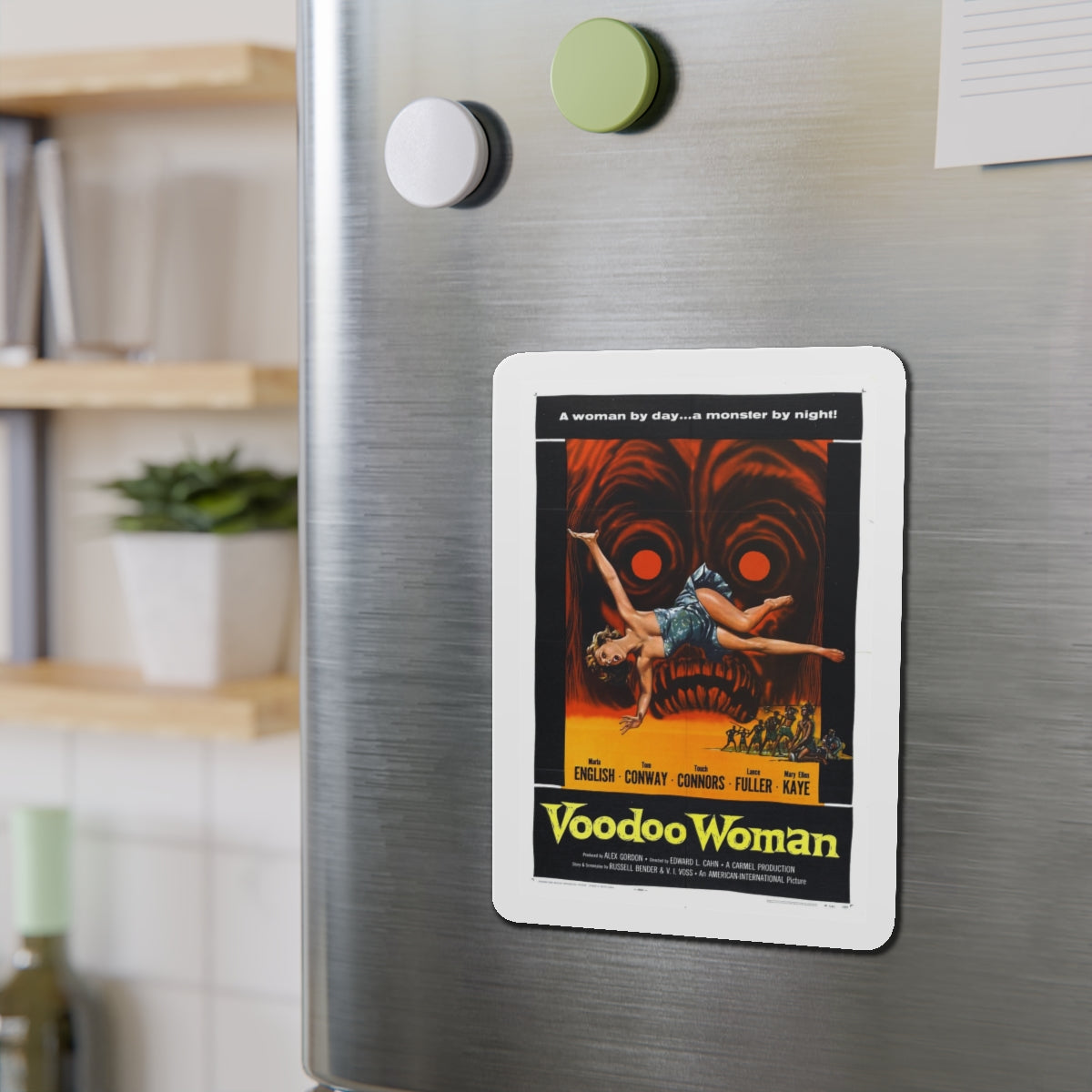 VOODOO WOMAN 1957 Movie Poster - Refrigerator Magnet