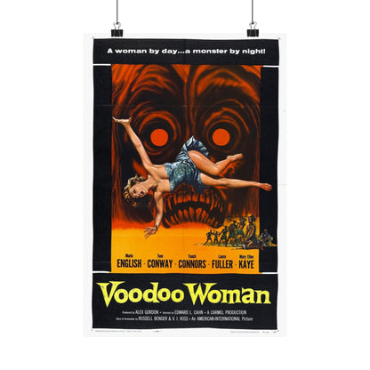 VOODOO WOMAN 1957 - Paper Movie Poster-12″ x 18″-The Sticker Space