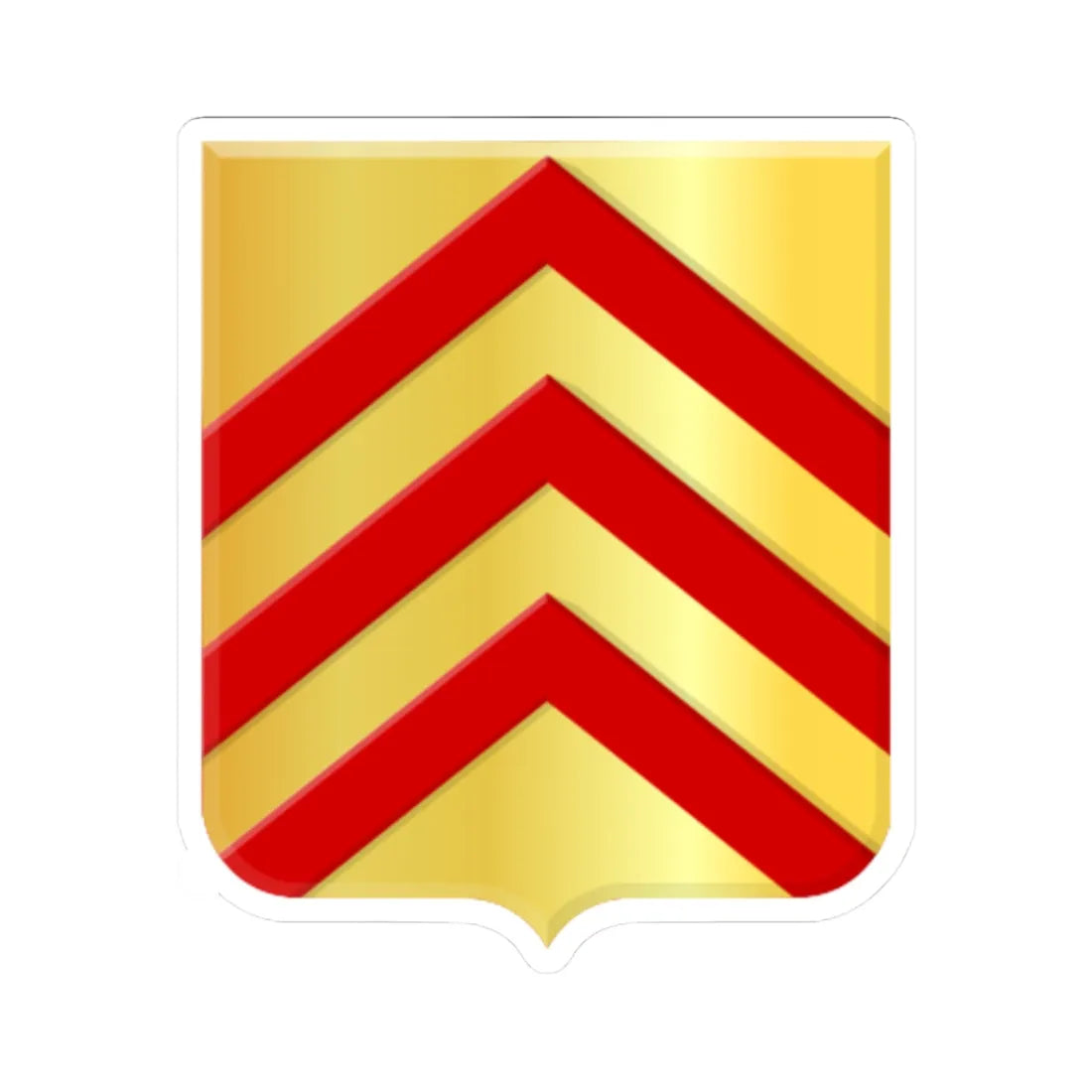 Voorst wapen 1816 (Netherlands) (Coat of Arms) STICKER Vinyl Kiss-Cut Decal 3 Inch White - The Sticker Space