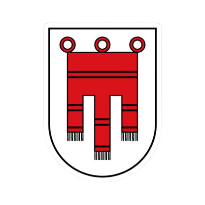 Vorarlberg CoA (Austria) (Coat of Arms) STICKER Vinyl Kiss-Cut Decal 2 Inch White - The Sticker Space