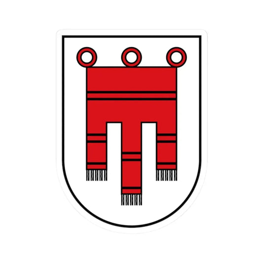 Vorarlberg CoA (Austria) STICKER Vinyl Kiss-Cut Decal 2 Inch White - The Sticker Space