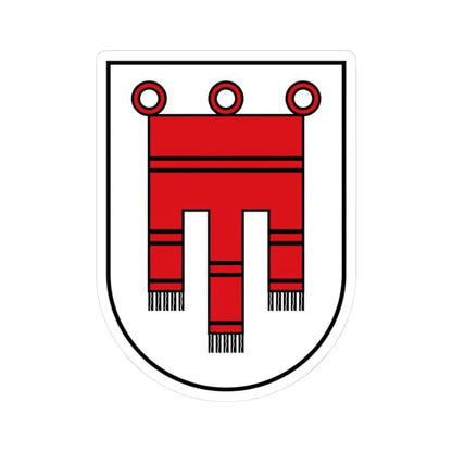 Vorarlberg CoA (Austria) STICKER Vinyl Kiss-Cut Decal 3 Inch White - The Sticker Space