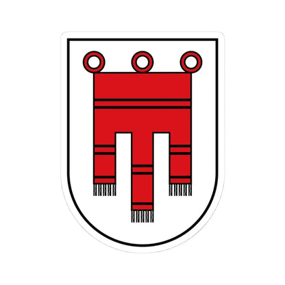 Vorarlberg CoA (Austria) STICKER Vinyl Kiss-Cut Decal 4 Inch White - The Sticker Space