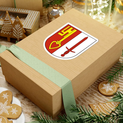 Vorderthal-blazon (Switzerland) (Coat of Arms) STICKER Vinyl Kiss-Cut Decal - The Sticker Space