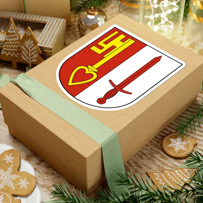 Vorderthal-blazon (Switzerland) (Coat of Arms) STICKER Vinyl Kiss-Cut Decal - The Sticker Space