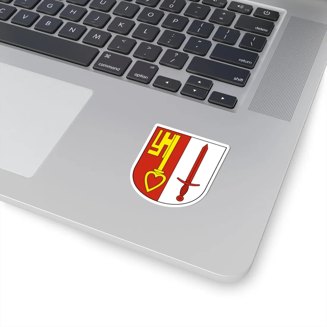 Vorderthal-blazon (Switzerland) (Coat of Arms) STICKER Vinyl Kiss-Cut Decal - The Sticker Space