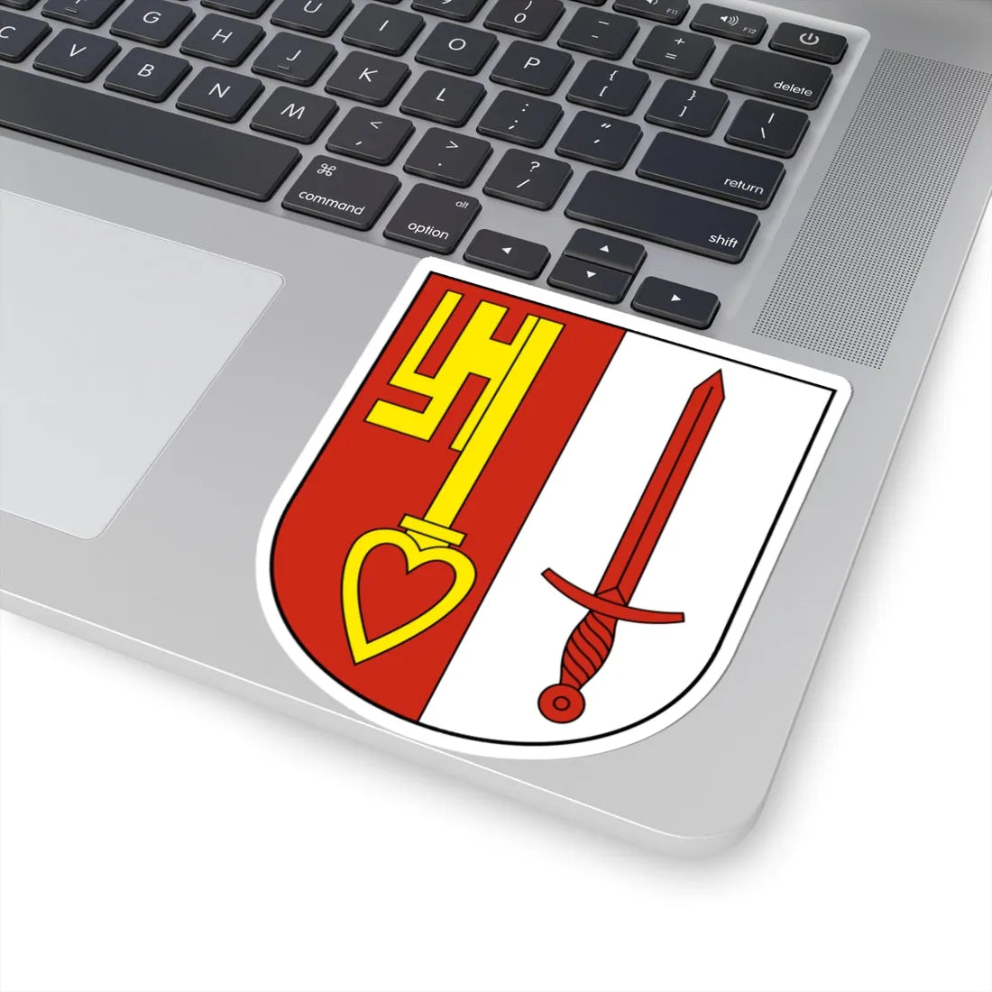 Vorderthal-blazon (Switzerland) (Coat of Arms) STICKER Vinyl Kiss-Cut Decal - The Sticker Space