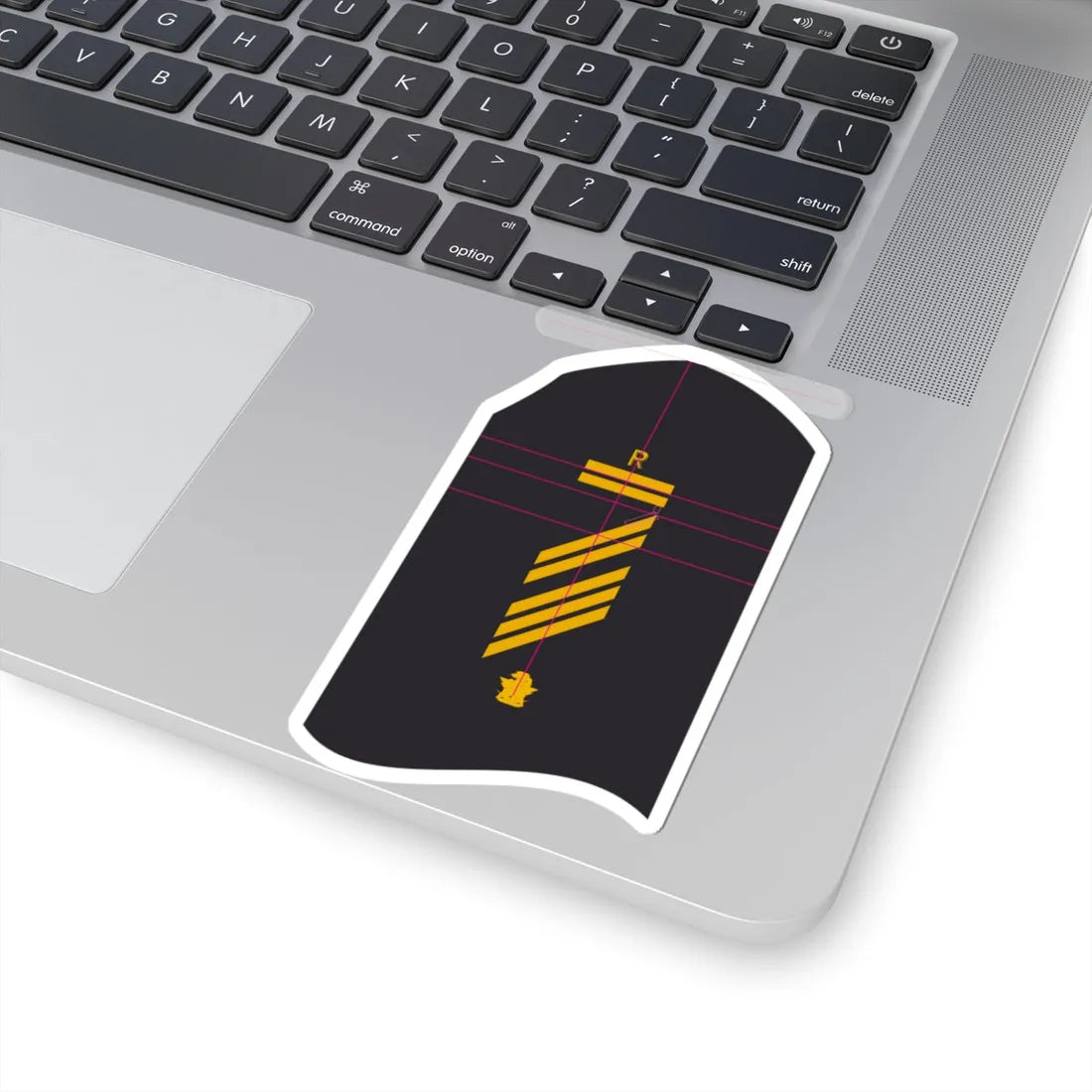 Vorlage Ärmelabzeichen Hemd blau für Marine (Military Rank) STICKER Vinyl Kiss-Cut Decal - The Sticker Space