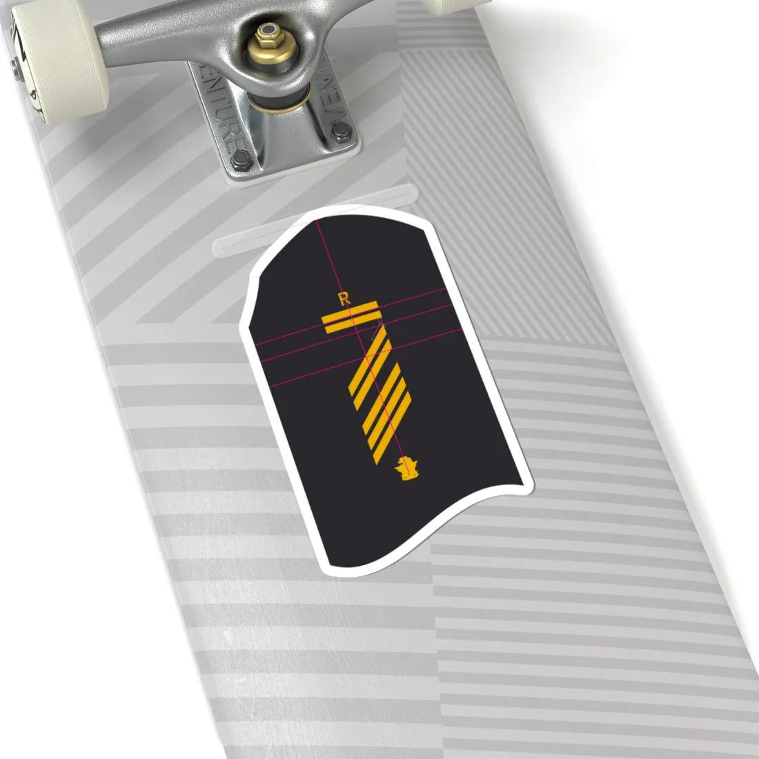 Vorlage Ärmelabzeichen Hemd blau für Marine (Military Rank) STICKER Vinyl Kiss-Cut Decal - The Sticker Space
