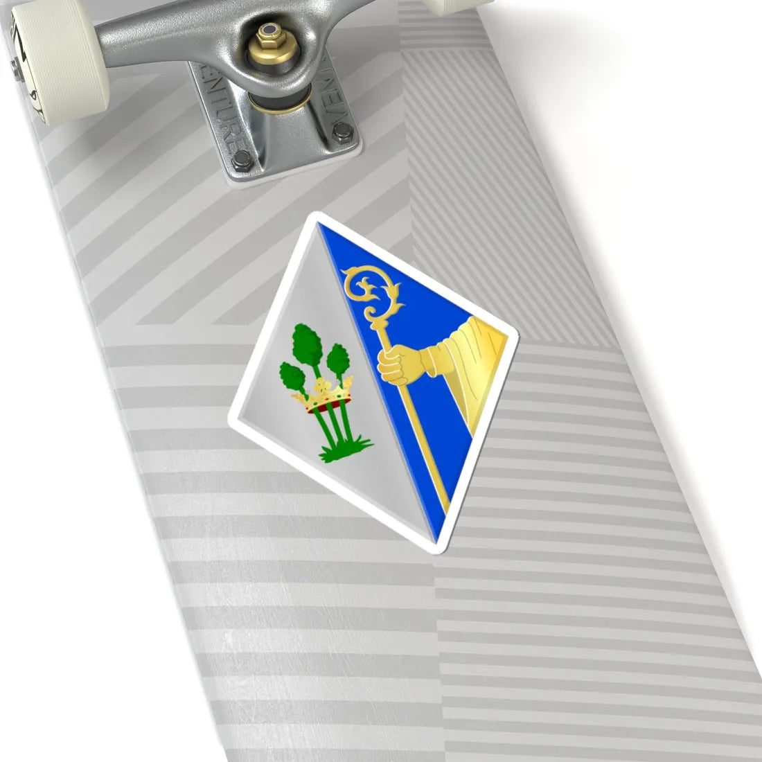 Vorst-Forest wapen (Belgium) (Coat of Arms) STICKER Vinyl Kiss-Cut Decal - The Sticker Space