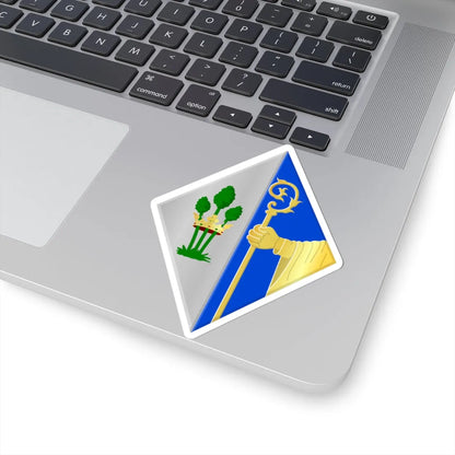 Vorst-Forest wapen (Belgium) (Coat of Arms) STICKER Vinyl Kiss-Cut Decal - The Sticker Space