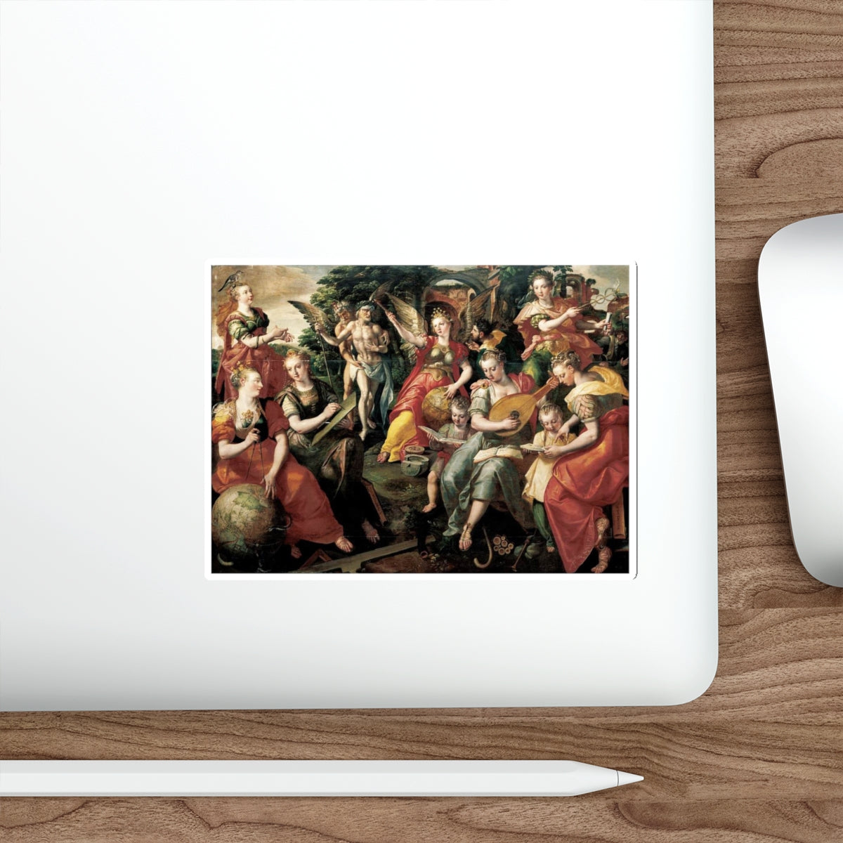 VOS, Marten de - Allegory of the Seven Liberal Arts (Artwork) STICKER Vinyl Die-Cut Decal-The Sticker Space